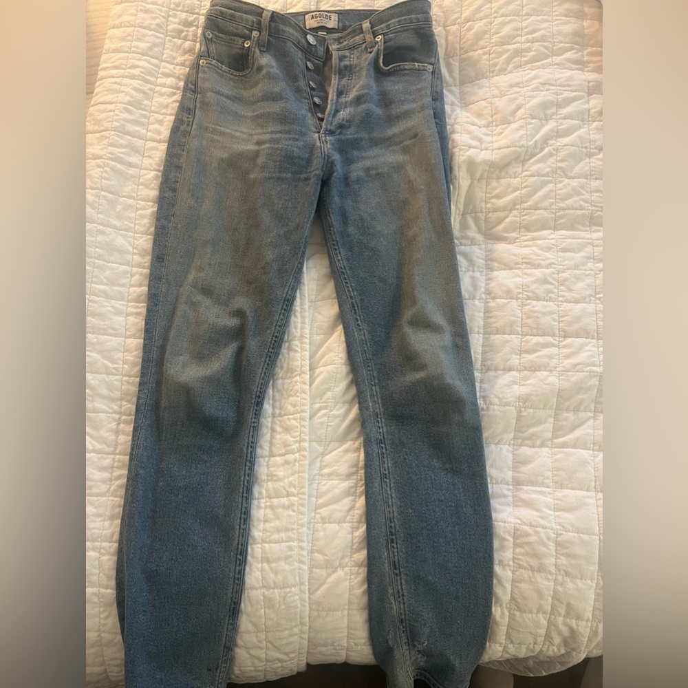 AGOLDE NICO HIGH RISE SLIM FIT 25